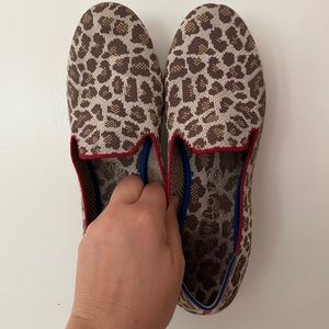 Rothy’s mocha spot loafers